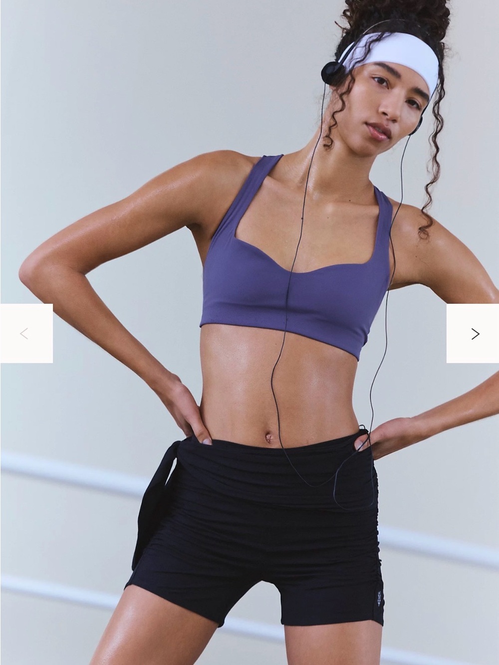 FP Movement by Free People Black Win Win Sweetheart Sports Bra